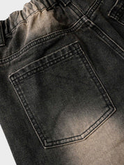 Kny Distressed Gradient Jorts