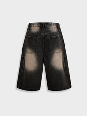 Kny Distressed Gradient Jorts