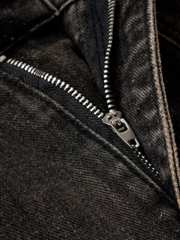 Kny Distressed Gradient Jorts