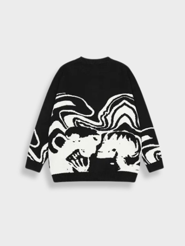 Y2K Kny Loose Sweater
