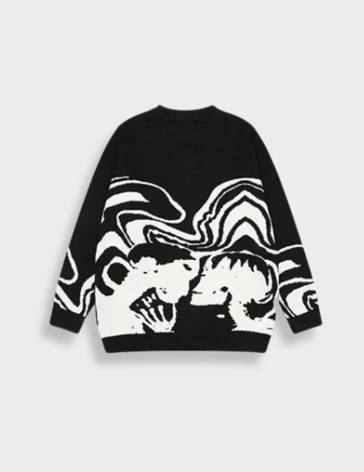 Y2K Kny Loose Sweater