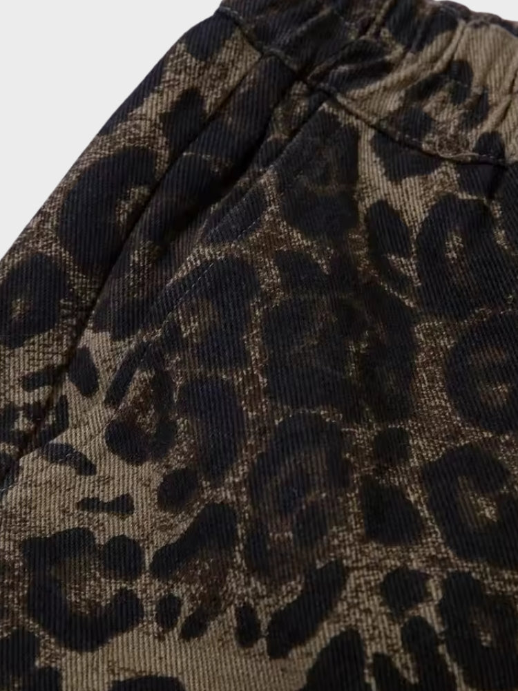 Kny Chaos Leopard Shorts