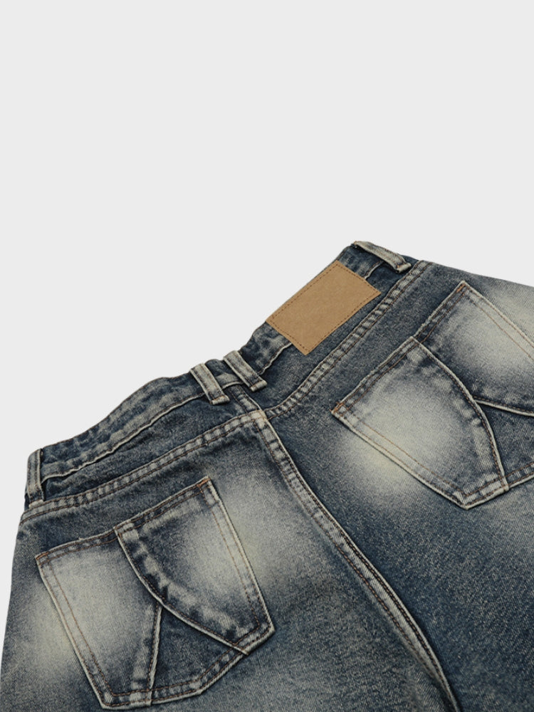 Kny Distressed Denim Jorts
