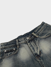 Kny Distressed Denim Jorts