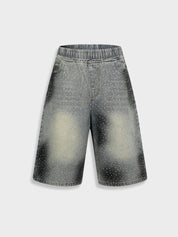 Kny Rhinestone Denim Jorts