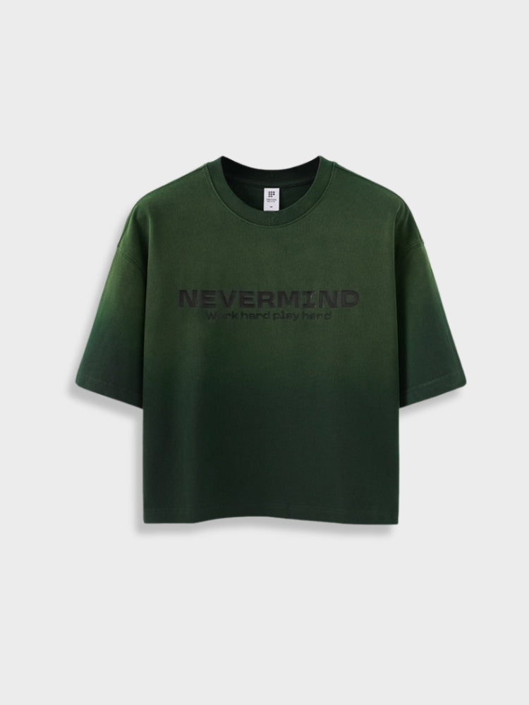Washed Kny Nevermind Boxy Fit Tee