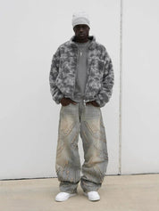 Kny x Distressed Washed Denim