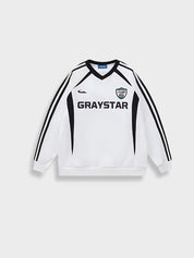 Kny Graystar Vintage Football Sweater