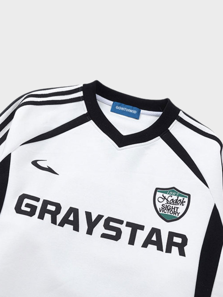 Kny Graystar Vintage Football Sweater