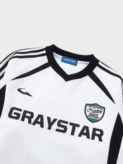 Kny Graystar Vintage Football Sweater