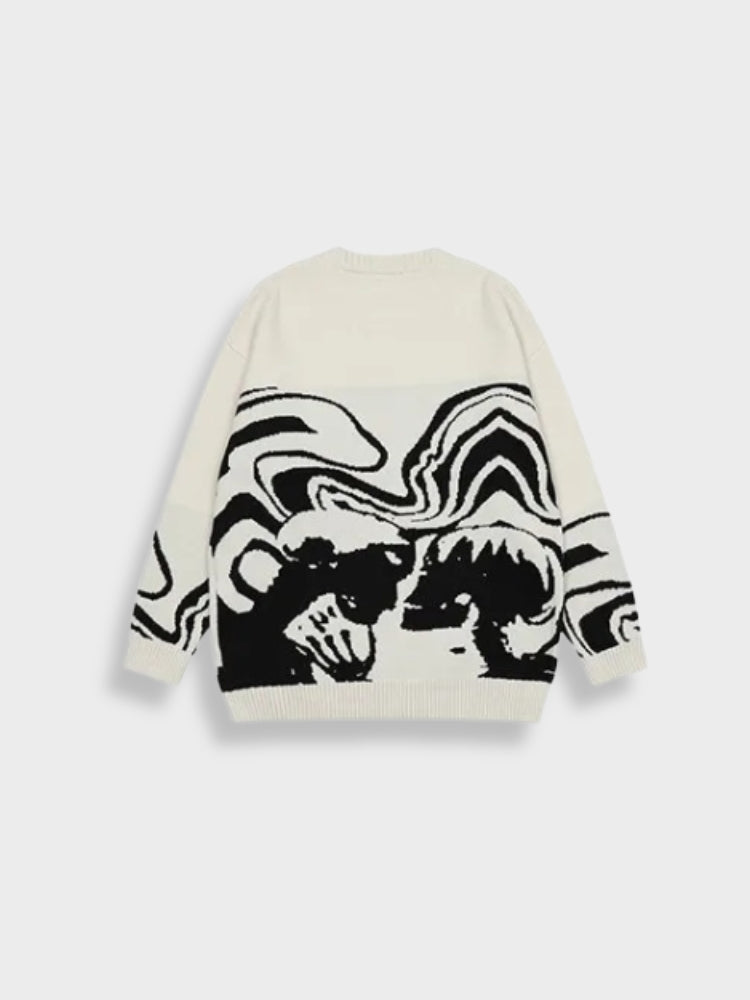 Y2K Kny Loose Sweater