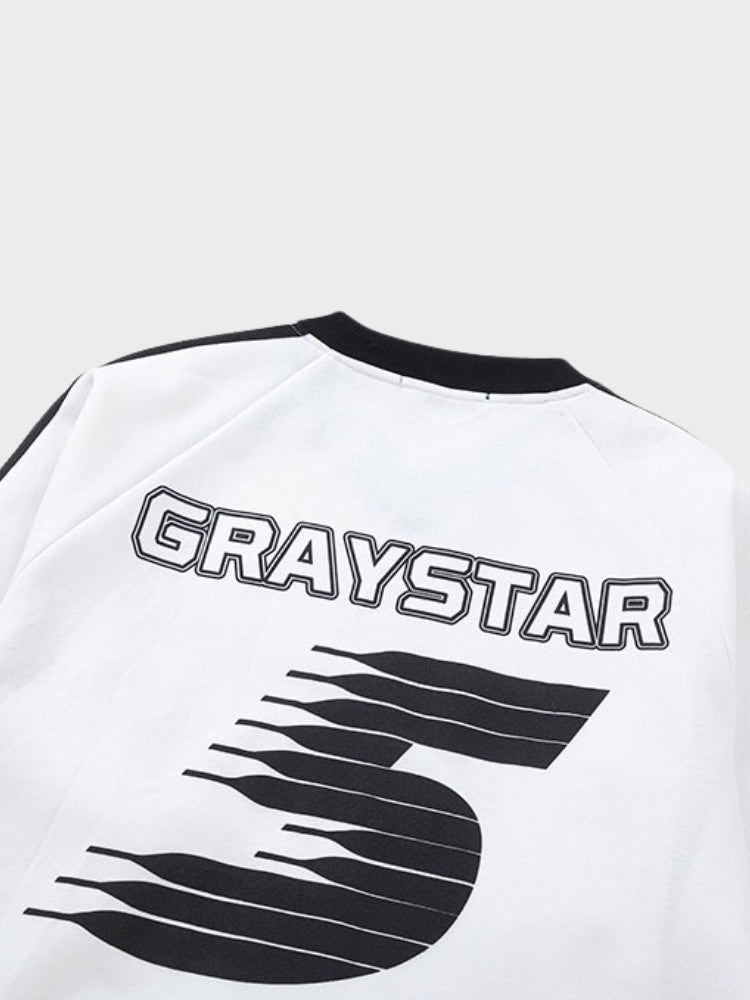 Kny Graystar Vintage Football Sweater