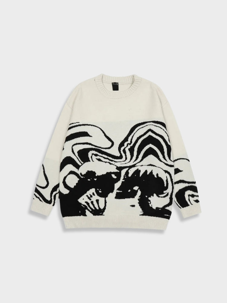Y2K Kny Loose Sweater